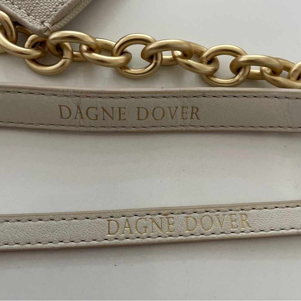 Dagne Dover Original Convertible Clutch Wallet with Shoulder Chain - Linen - Picture 14 of 16